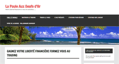 Desktop Screenshot of la-poule-aux-oeufs-d-or.com